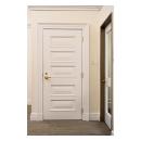 Custom 5-panel door in MDF with Bolection Moulding (BM) and Senior Raised (E) panel.