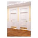 Custom 5-panel door in MDF with Bolection Moulding (BM) and Senior Raised (E) panel.
