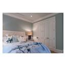 TS4000 closet doors in MDF with Big Bolection (BBM) moulding and Scoop (B) panel.