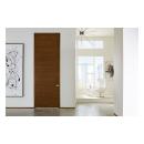 TMF1000 flush door in walnut with Nutmeg stain