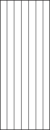 tongue and groove front entry door with seven vertical parallel v-groove cuts