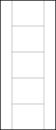 contemporary modern doors front entry with five equal sized central panels and wide stiles
