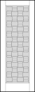 custom art deco basket weave tambour interior door