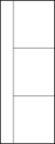 horizontal panel door interior with single vertical kerf cut on left side and two horizontal cuts