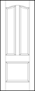 trustile 3 panel shaker style interior doors