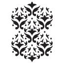 EG100 repeatable etched glass pattern