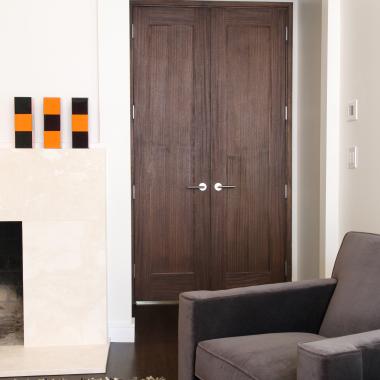 Photo Gallery Trustile Doors Pair Of Ts1000 Doors In Walnut With Square Stick Ss Sticking And Flat