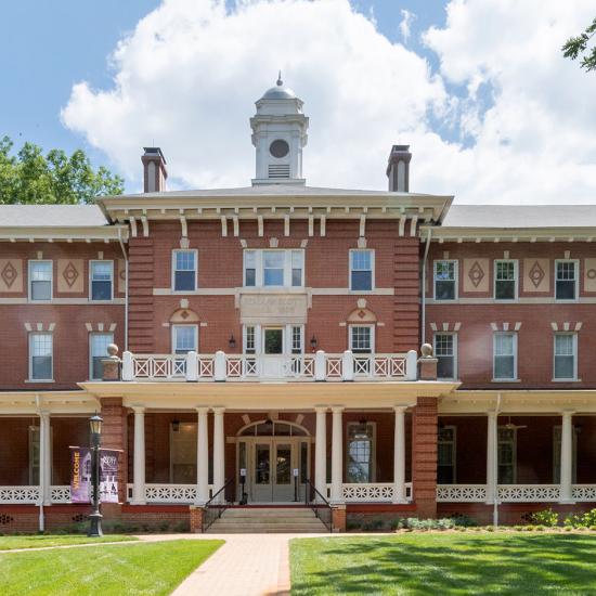 Rebekah Scott Hall, located on the campus of Agnes Scott College, Decatur, GA