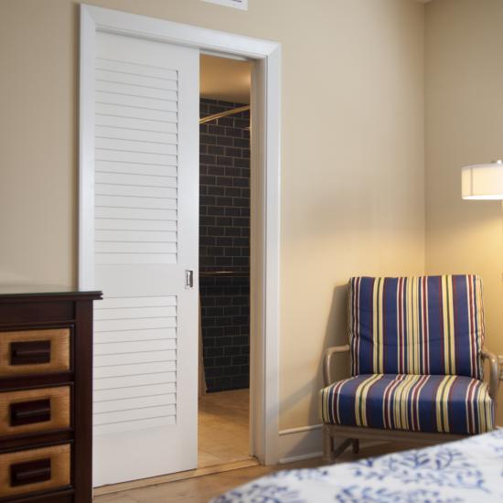 Photo Gallery Trustile Doors Bathroom With Lvr2020 False Louver Pocket Door In Mdf