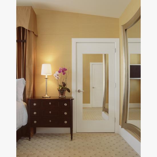 TS1000 Hotel Door with Inset Mirror